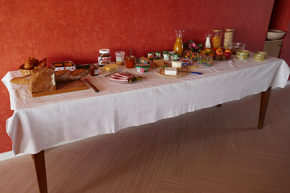 Buffet petit déjeuner